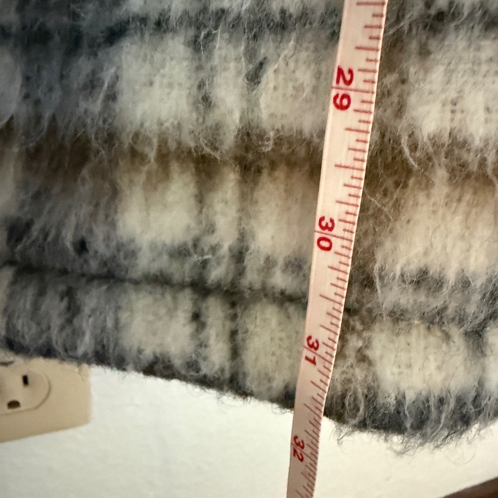 Universal Thread Checkered Wool Blend Shacket Coat - image 6